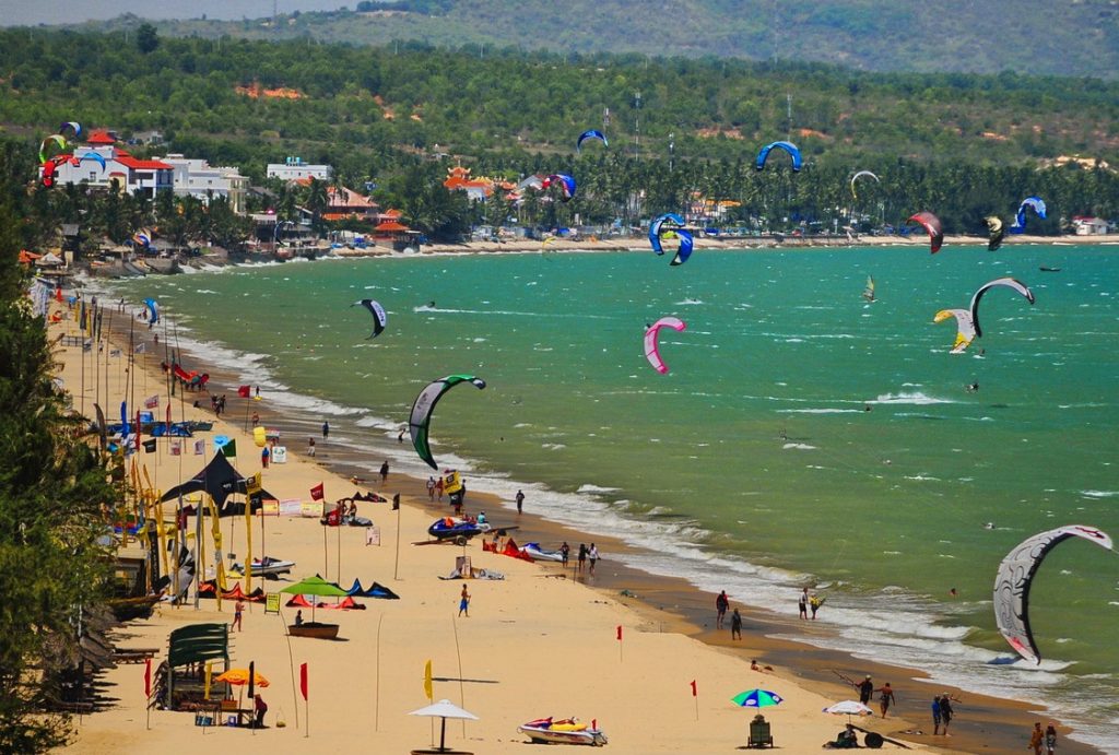 Кайтеры в Муйне кайт муйне