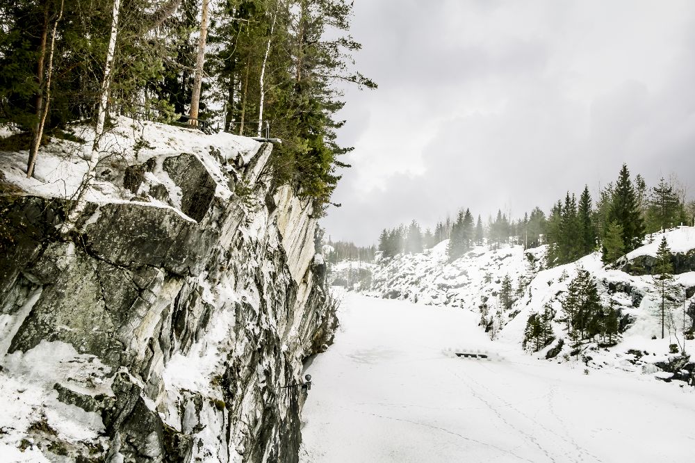 Рускеала зимой Рускеала зимой