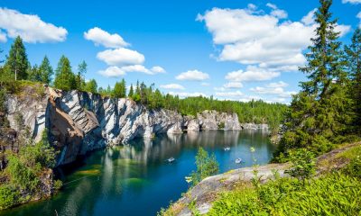 каньон Рускеала панорама