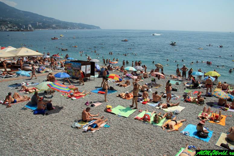 Лучшие пляжи Крыма: Приморский (Городской) пляж Ялты