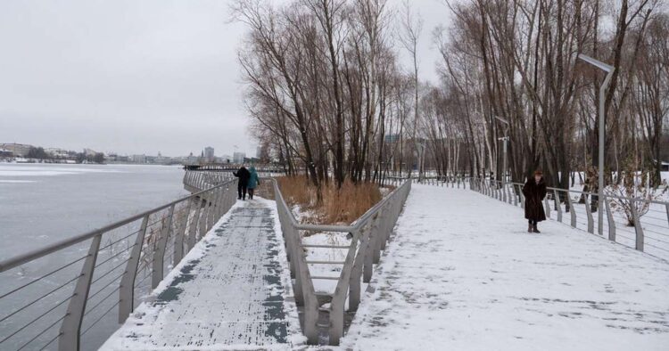 Озеро Кабан зимой