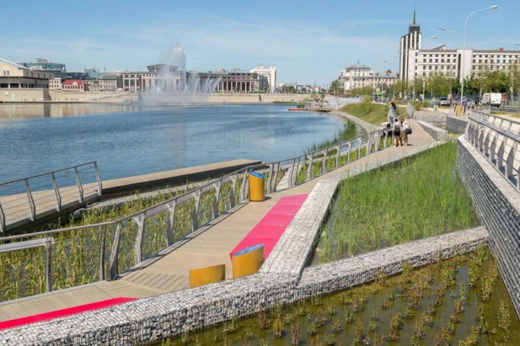 Нижнее озеро Кабан в Казани