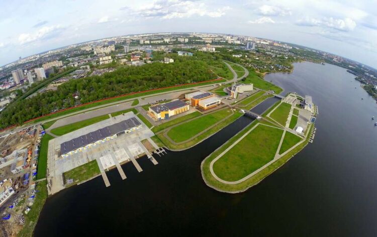 Среднее озеро Кабан в Казани