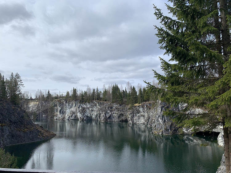 Мраморный каньон, Рускеала