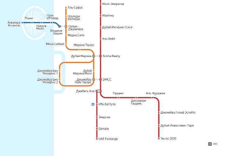 Метро Дубая Метро Дубая