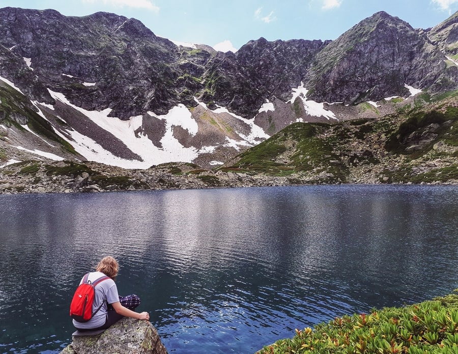 Озеро в горах Архыза