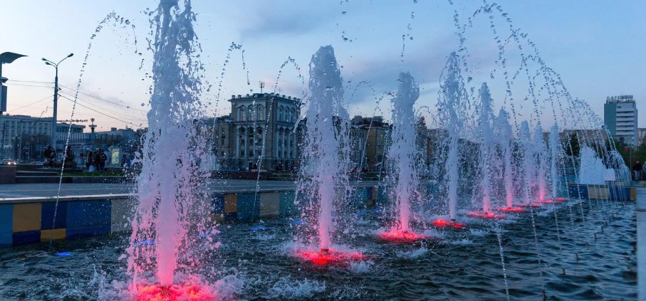 фонтан у театра камала в казани