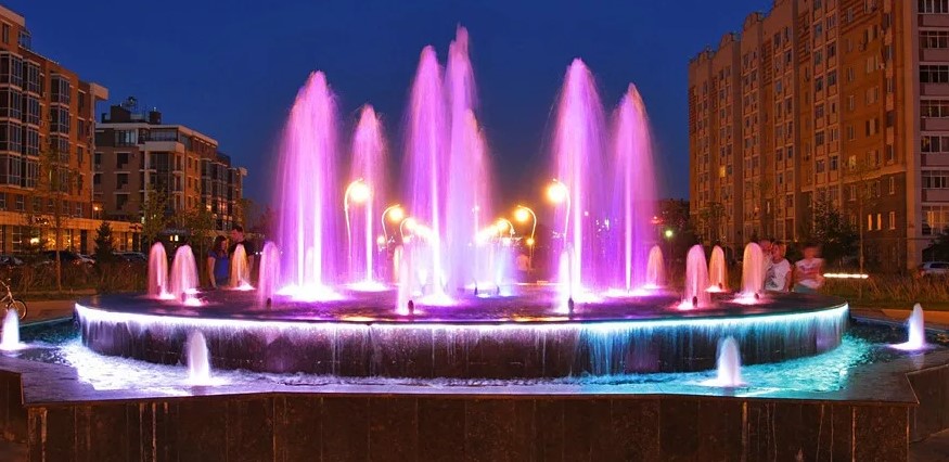 фонтан в сквере стамбул