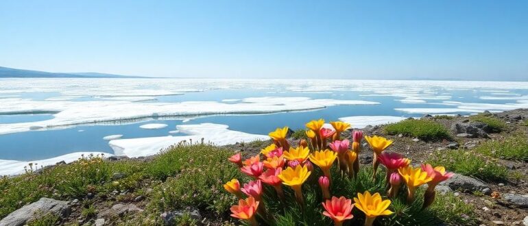 Байкал весной: последний лёд и первые цветы