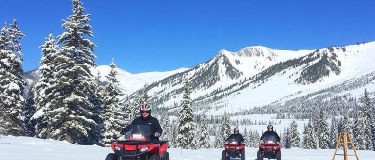 Алтай зимой: снегоходы, термальные источники, пейзажи
